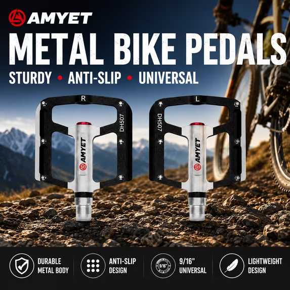 AMYET eBike Universal Metal Pedals
