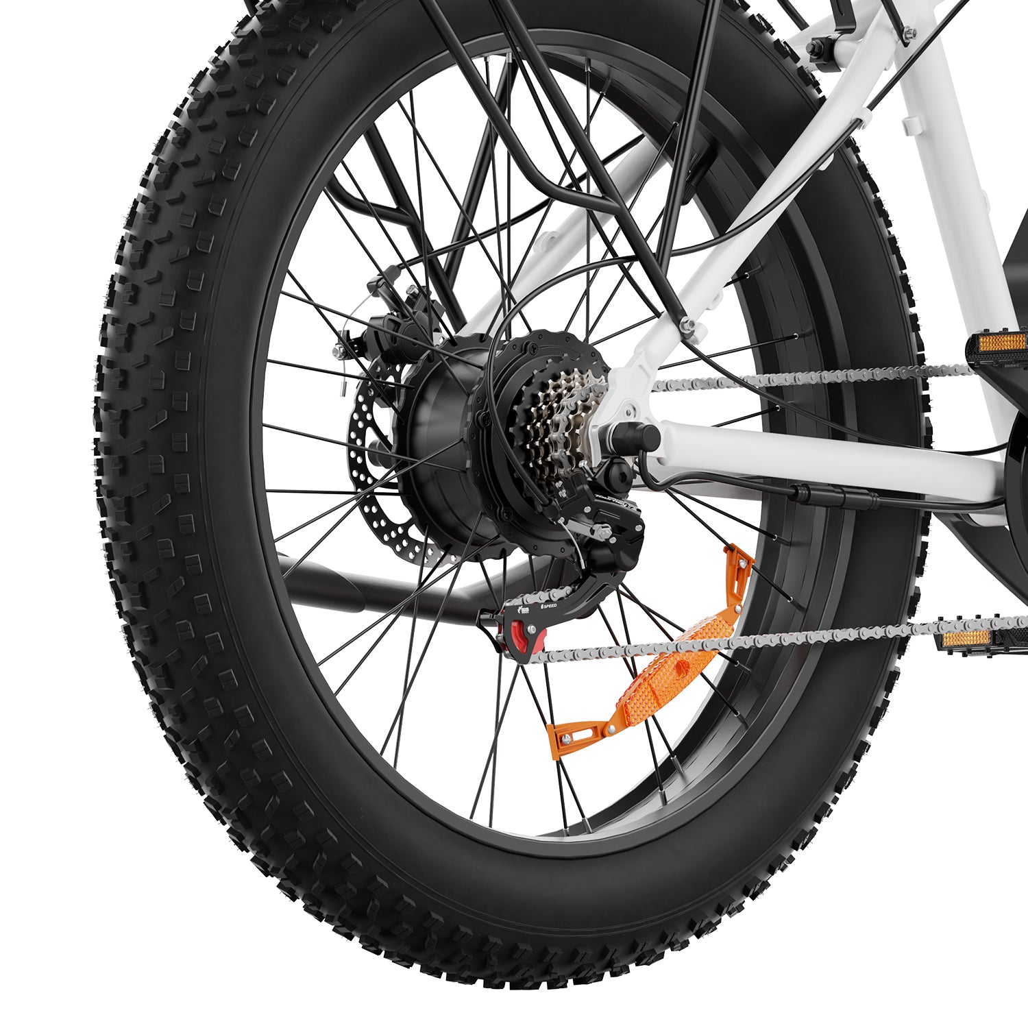 AMYET EB26 1000W Electric Bike - White