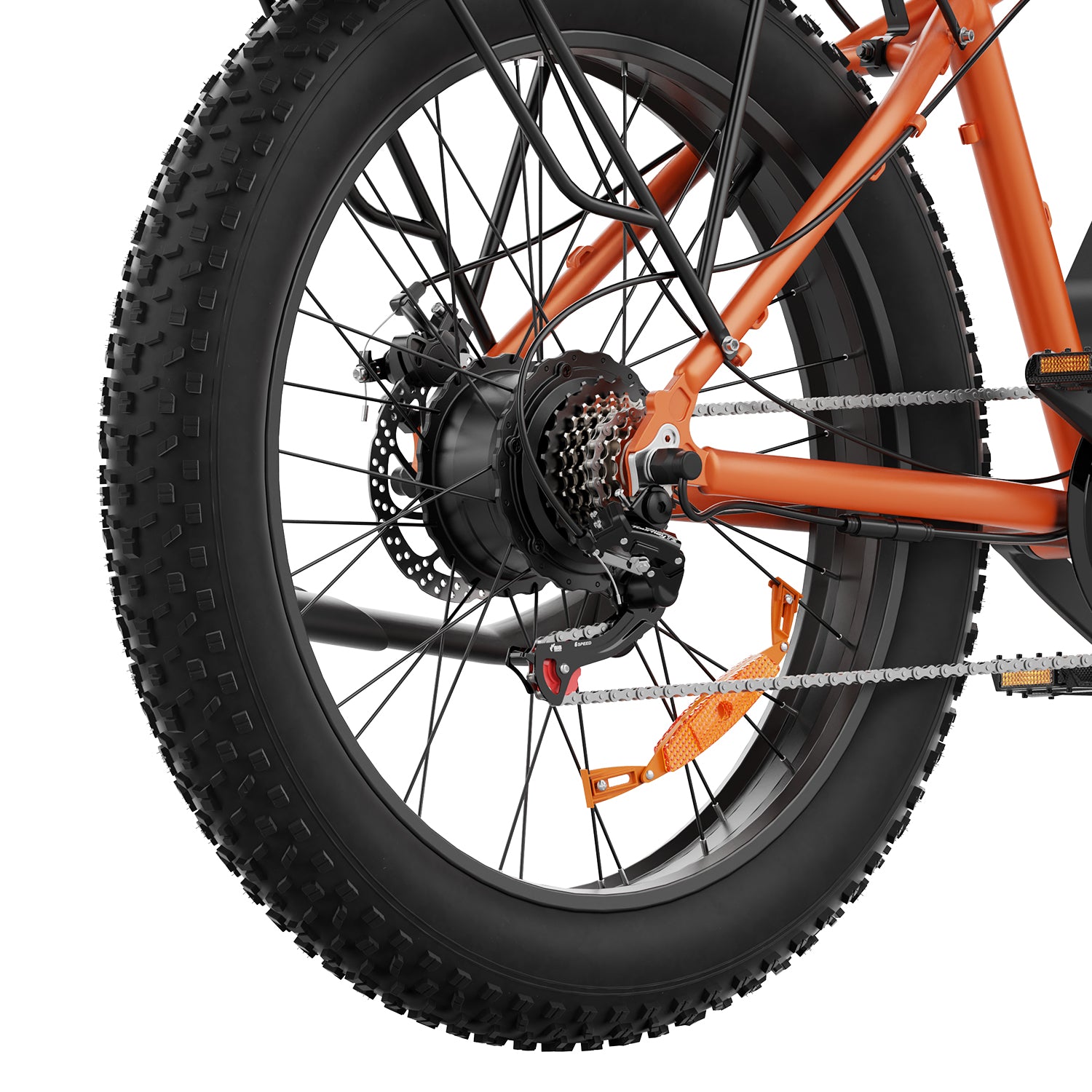 AMYET EB26 1000W Electric Bike - Orange