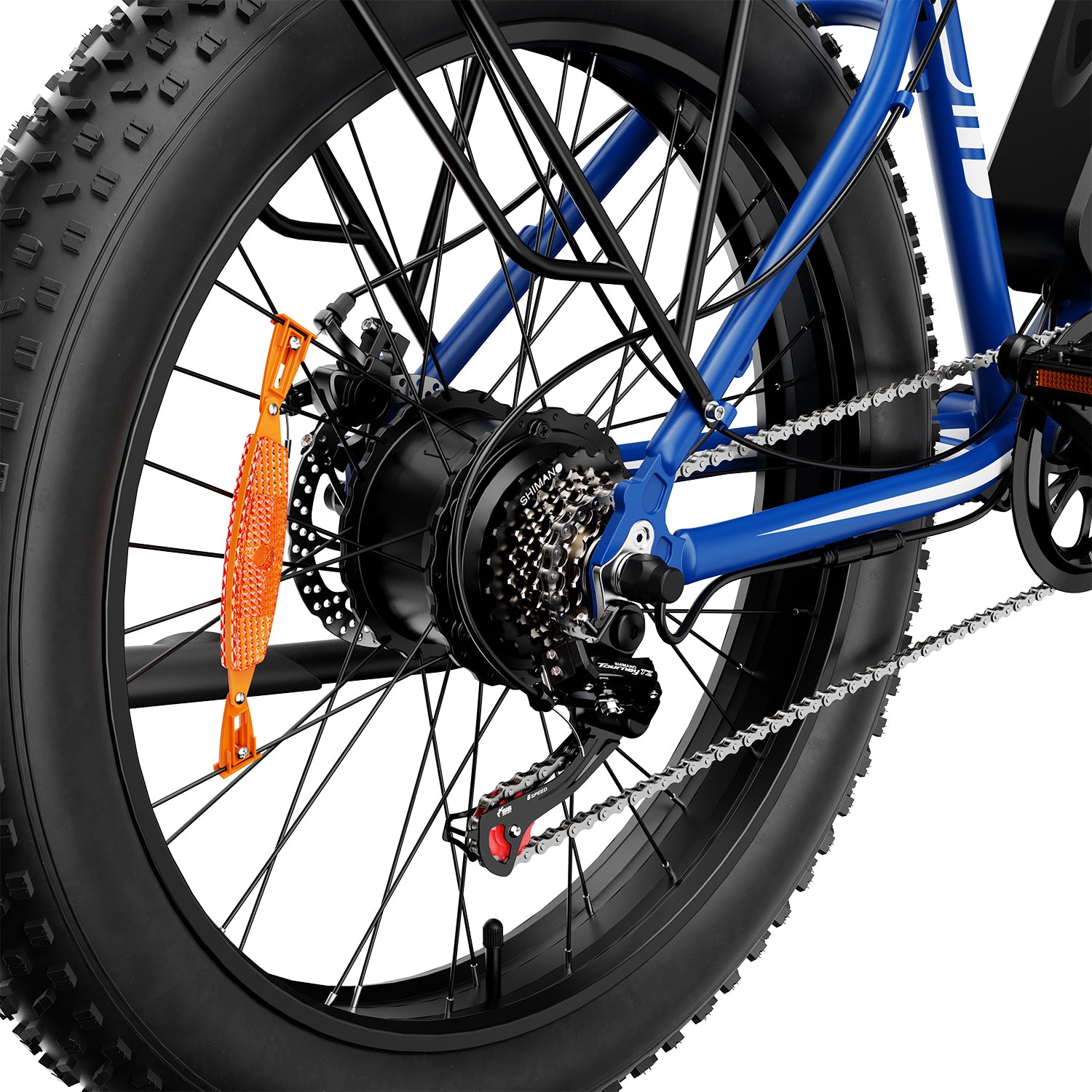 AMYET EB26 1000W Electric Bike - Blue