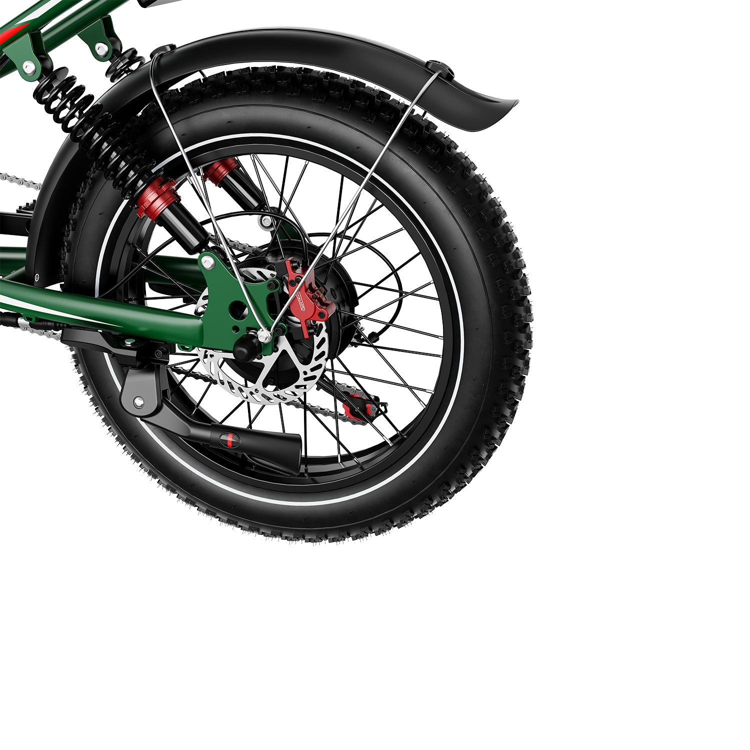 AMYET S8 2*1000W Dual Motor Electric Bike - Green - AMYET eBikes