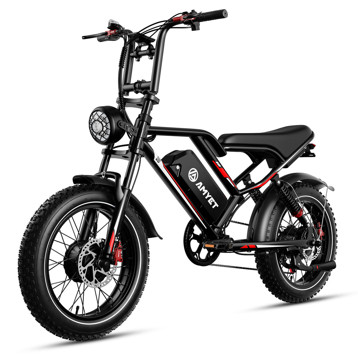 AMYET S8 Peak 3000W Dual Motor Electric Bike - Black