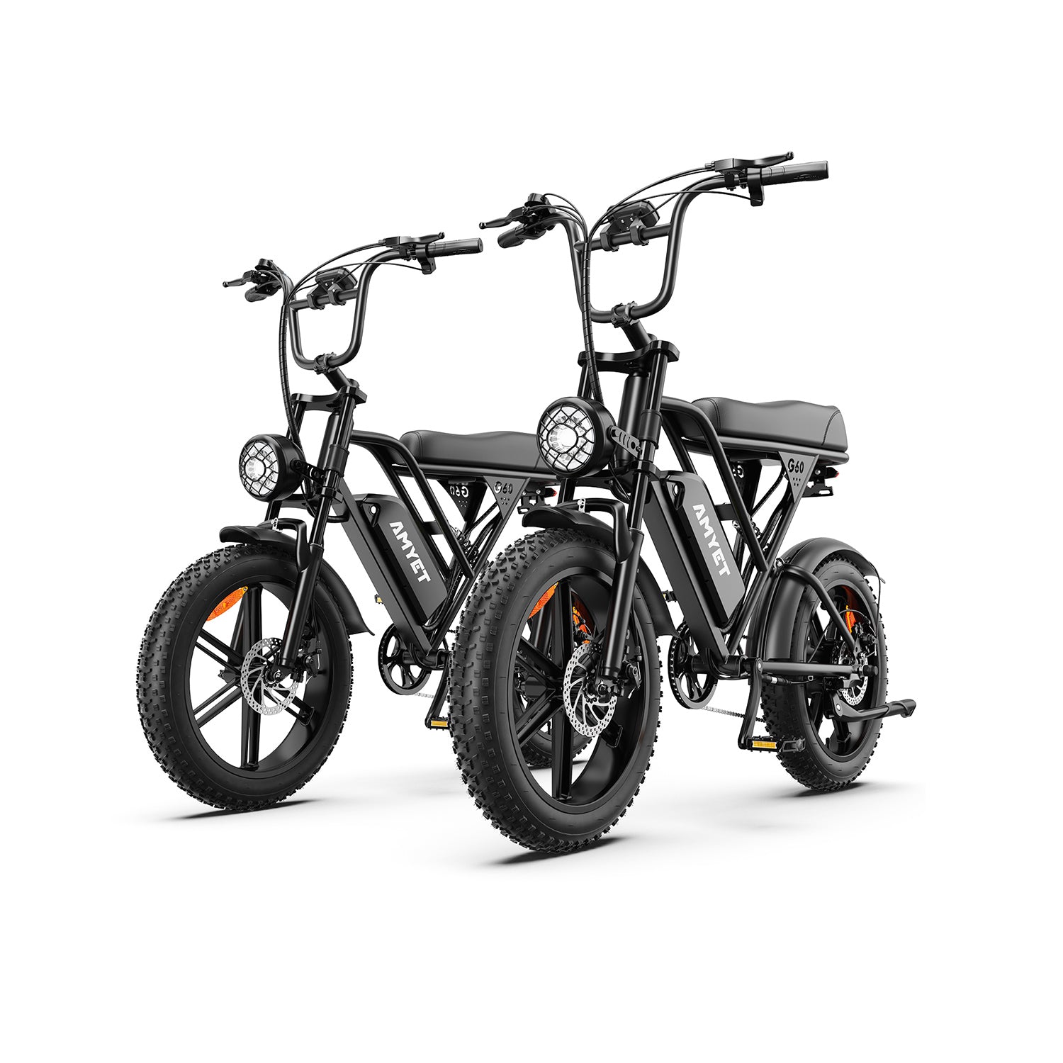 AMYET V9-G60 1000W 20Ah Electric Bike - Black