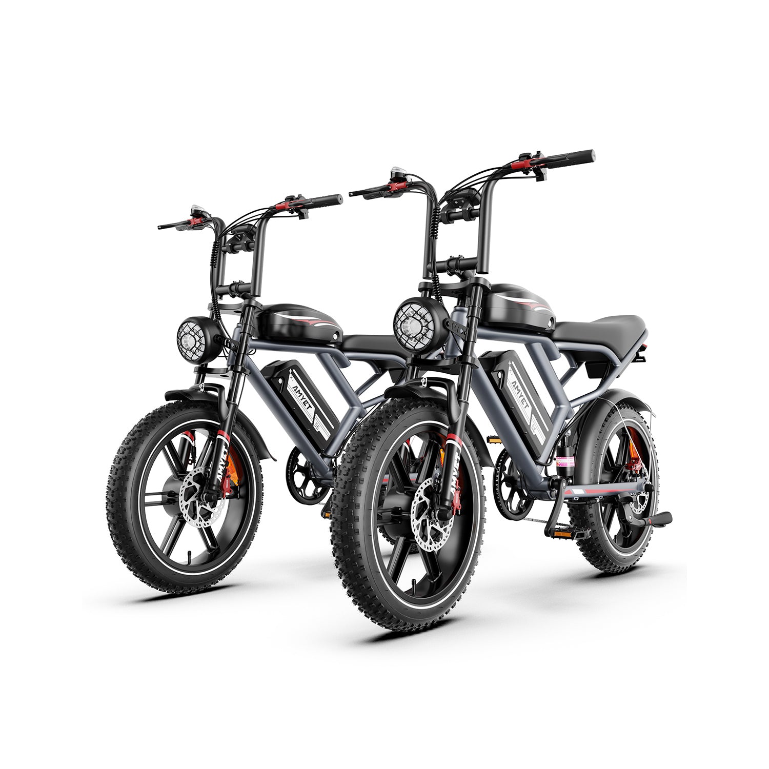 AMYET S6 eBike 2000W Dual Motor and Batteries Electric Bike - Combo