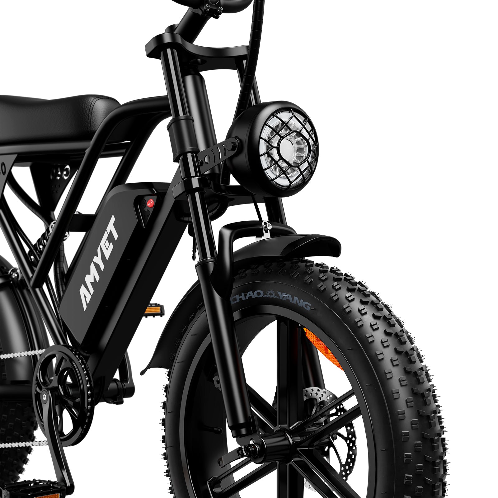 AMYET V9-G60 1000W 20Ah Electric Bike - Brown - AMYET eBikes