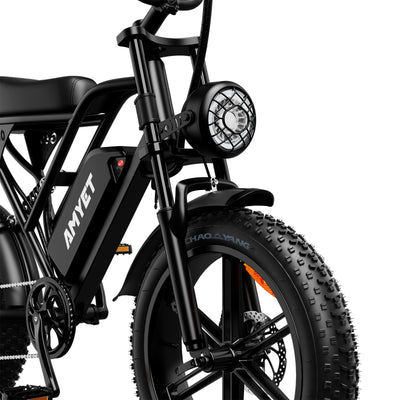 AMYET V9-G60 1000W 20Ah Electric Bike - Brown - AMYET eBikes