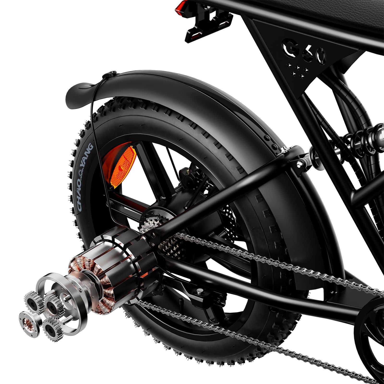 AMYET V9-G60 1000W 20Ah Electric Bike - Brown - AMYET eBikes