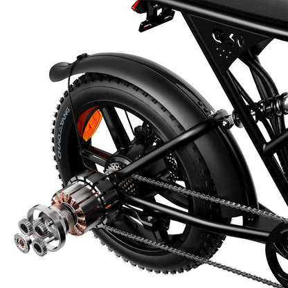 AMYET V9-G60 1000W 20Ah Electric Bike - Brown - AMYET eBikes