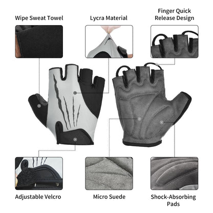AMYET Fingerless Cycling Gloves - AMYET eBikes