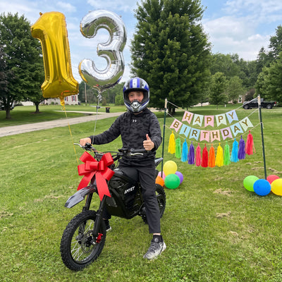 AMYET EDB002 4000W Electric Dirt Bike for Teens Adults,Carbon Fiber Frame, 230NM Torque,45 MPH,40 Miles,48V 23Ah Battery,14" /12" Tires, Full Hydraulic Brakes and Suspensions Mountain Off-Road e Bike