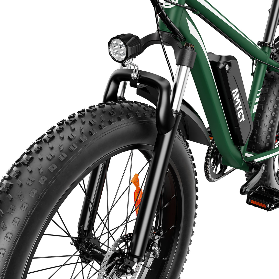 AMYET EB26 1000W Electric Bike - Green - AMYET eBikes