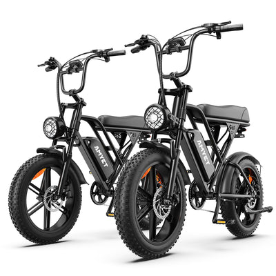 AMYET V9-G60 1000W 20Ah Electric Bike - Black - AMYET eBikes