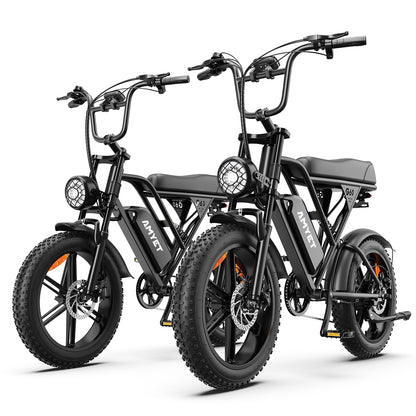 AMYET V9-G60 1000W 20Ah Electric Bike - Black - AMYET eBikes