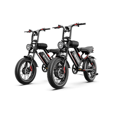 AMYET S8 Peak 3000W Dual Motor Electric Bike - Black