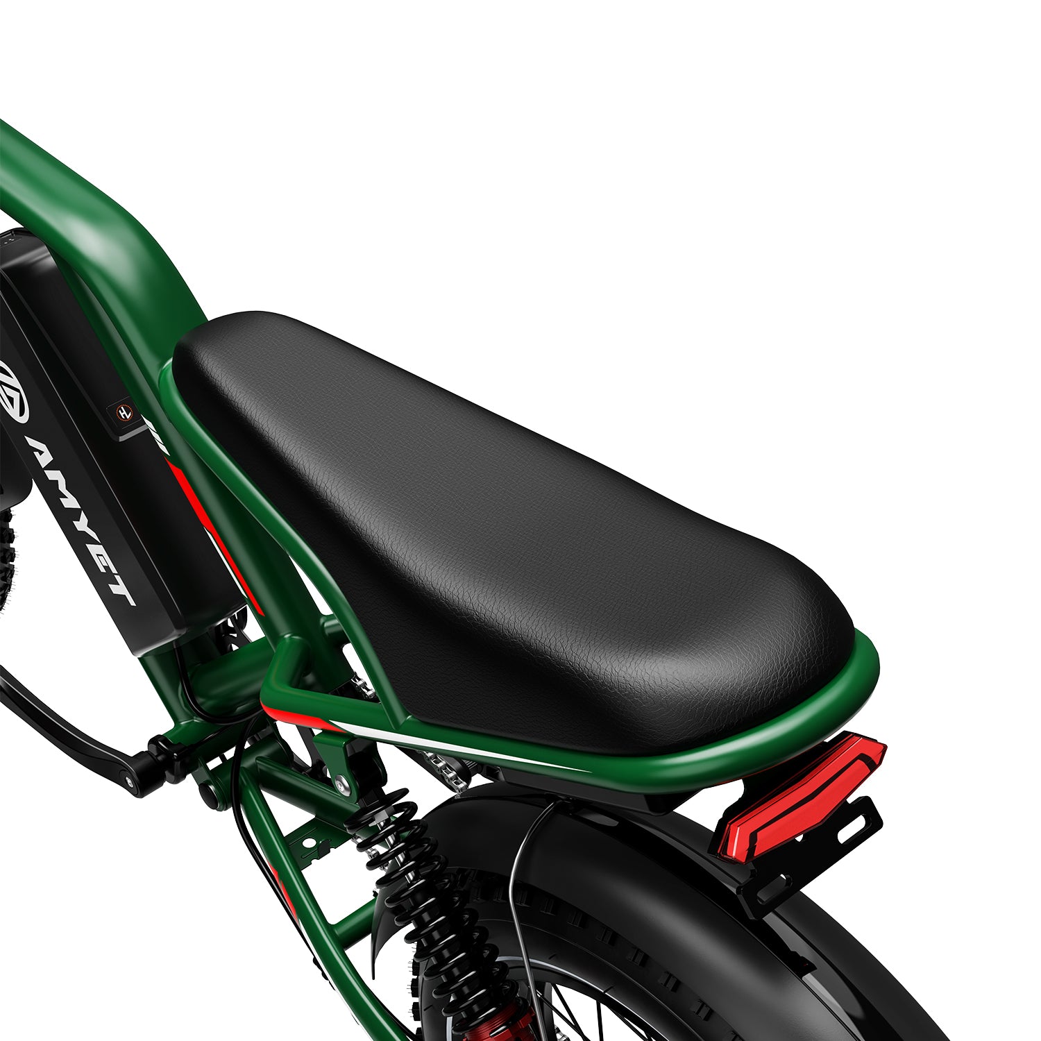 AMYET S8 2*1000W Dual Motor Electric Bike - Green - AMYET eBikes